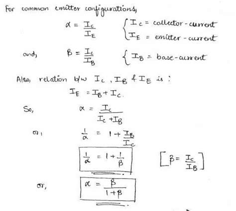 The relation between α and β parameters of a transistor is .